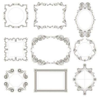 Klasik çerçeve kümesi.