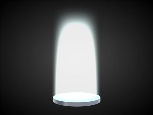 Portal bir podyum ışınlanma 2 ile — Stok fotoğraf