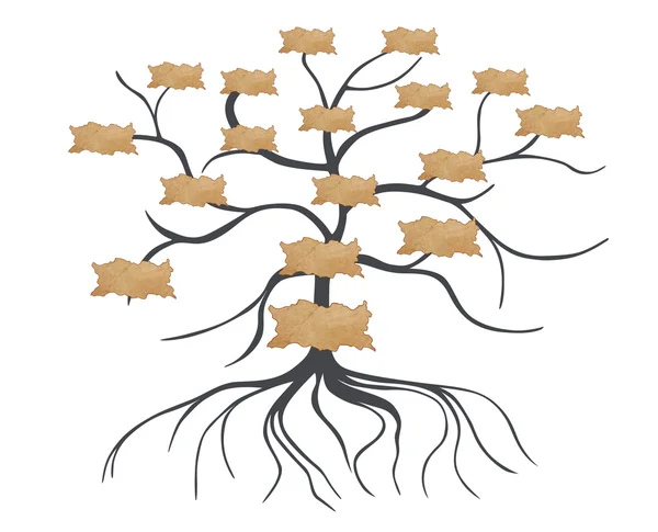 Drzewo genealogiczne, drzewo życia — Zdjęcie stockowe