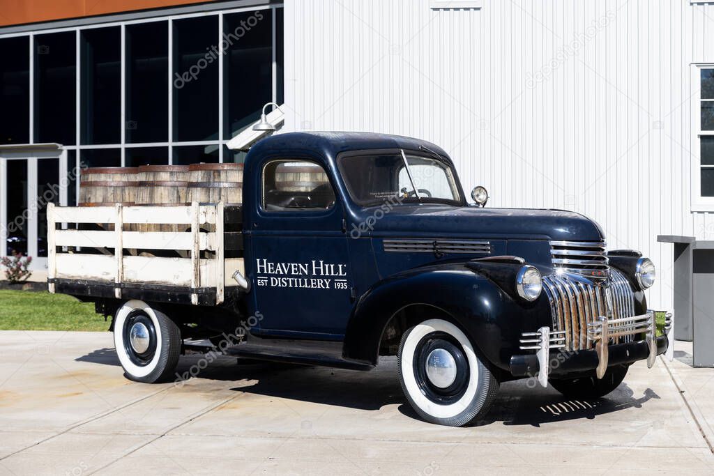 Bardstown, KY, USA - October 21, 2025: The Heaven Hill Distillery is located in Bardstown with a bourbon experience, history and museum, and restaurant for guests to enjoy.