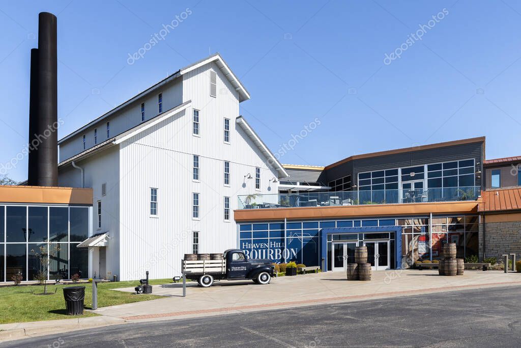 Bardstown, KY, USA - October 21, 2025: The Heaven Hill Distillery is located in Bardstown with a bourbon experience, history and museum, and restaurant for guests to enjoy.
