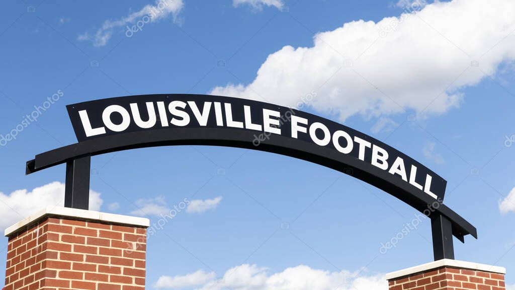 Louisville, KY, USA - October 21, 2025: L&N Federal Credit Union Stadium, previously Papa Johns Cardinal Stadium, is home to the University of Louisville Cardinals football team.