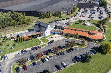 Bardstown, KY, ABD - 21 Ekim 2025: Cennet Tepesi Damıtımevi Bardstown 'da yer almaktadır..