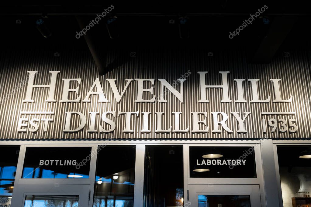 Bardstown, KY, USA - October 21, 2025: The Heaven Hill Distillery is located in Bardstown with a bourbon experience, history and museum, and restaurant for guests to enjoy.