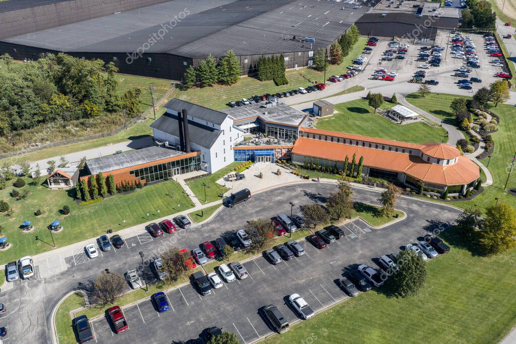 Bardstown, KY, USA - October 21, 2025: The Heaven Hill Distillery is located in Bardstown with a bourbon experience, history and museum, and restaurant for guests to enjoy.