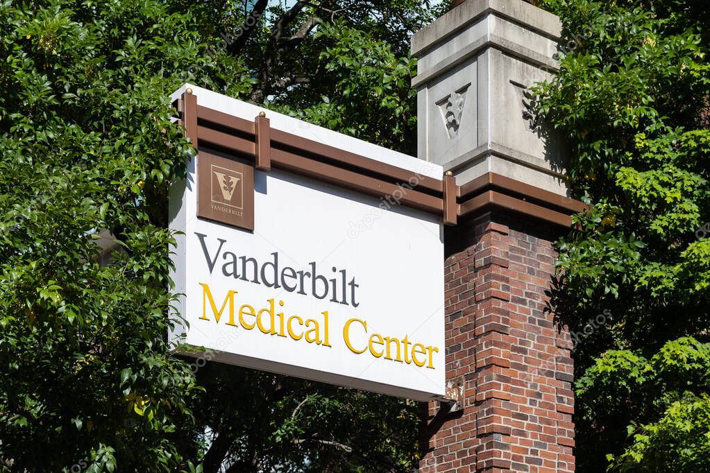 Nashville, TN, USA - September 29, 2025: Vanderbilt University Medical Center is a medical provider with hospitals and offices throughout middle Tennessee and a non-profit organization.