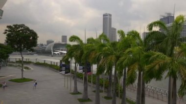 Marina bay sands esplanade tiyatro panorama Singapur alışveriş merkezi