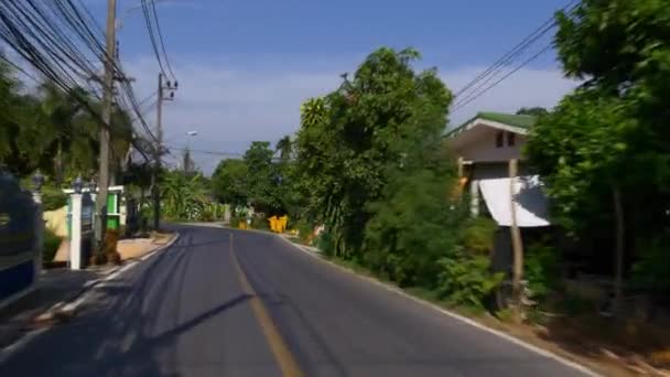 Phuket eiland panoramisch scooter rondleiding — Stockvideo