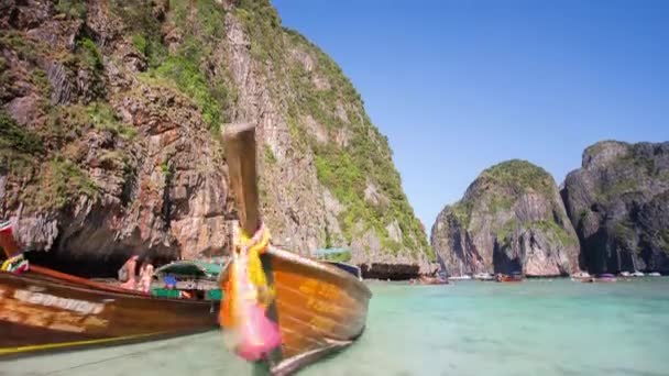 Pantai phi phi don pulau — Stok Video