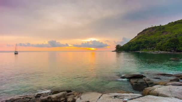 Phuket ostrov nai harn beach soukromé části zániku panorama 4 k čas zanikla Thajsko