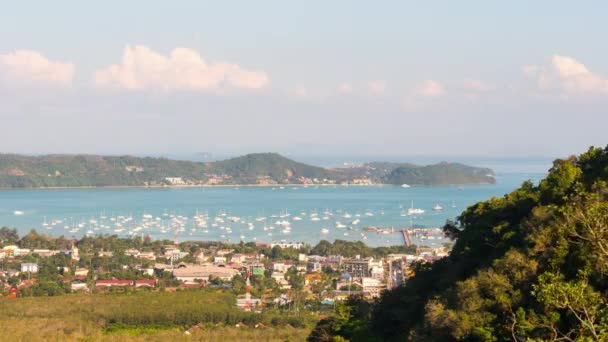 Porto de iate de phuket — Vídeo de Stock