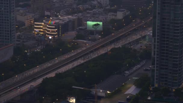 曼谷城市街道交通 — 图库视频影像