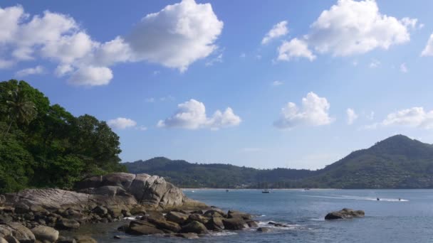 Panorama of coastline in Phuket — Stock Video