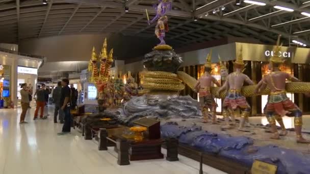 Aeropuerto nacional de Bangkok — Vídeo de stock