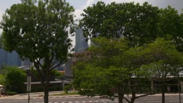新加坡交通的视图 — 图库视频影像