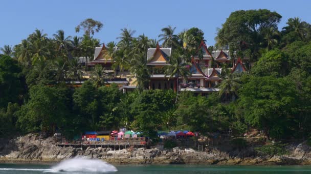 Phuket Sahili Panoraması — Stok video