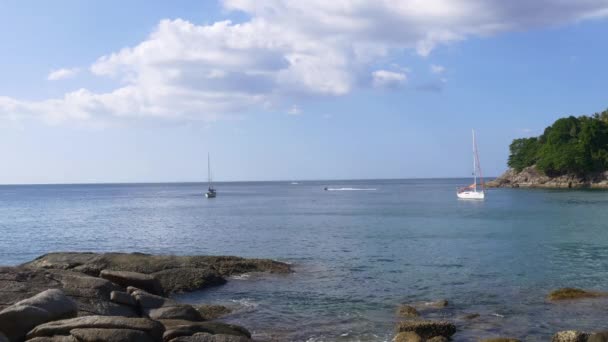 Panorama de la costa en Phuket — Vídeos de Stock