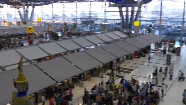 Aeroporto internazionale di Bangkok — Video Stock