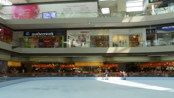 The Shoppes at Marina Bay Sands mall — Stock Video