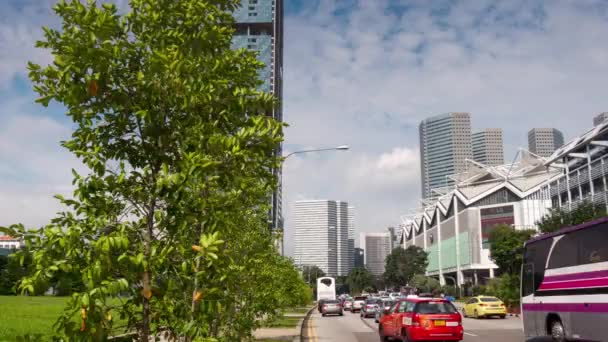 Strada del traffico stradale di Singapore — Video Stock