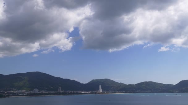 Panorama de la costa en Phuket — Vídeo de stock