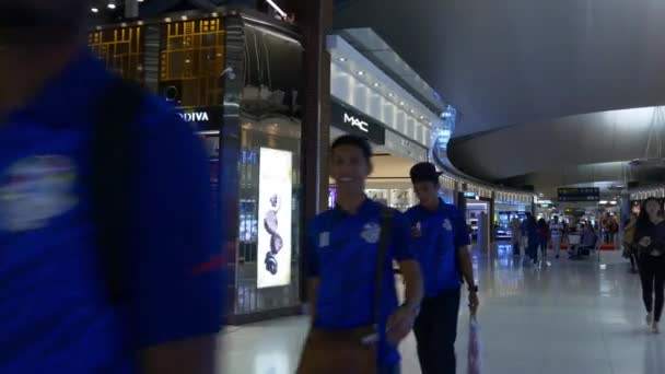Bangkok cidade aeroporto nacional — Vídeo de Stock