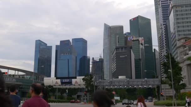 Bangkok vida de la ciudad — Vídeo de stock