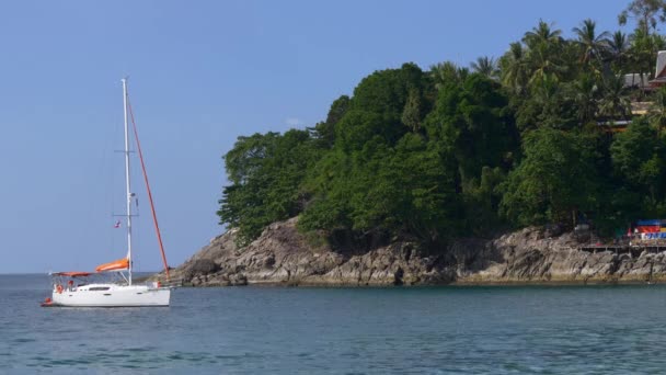 Panorama de la costa en Phuket — Vídeos de Stock