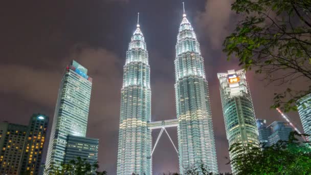 Gewitter in Kuala Lumpur — Stockvideo