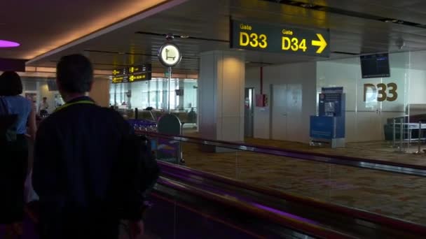 Aeropuerto nacional de Bangkok — Vídeo de stock