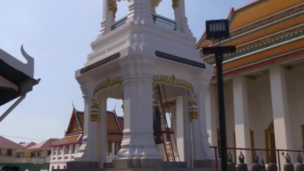 Wat Arun temple in Bangkok — Stock Video