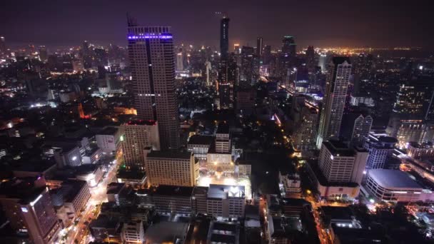 Tráfico urbano de Bangkok — Vídeos de Stock