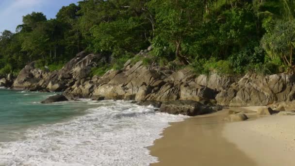 Famosa playa privada — Vídeo de stock