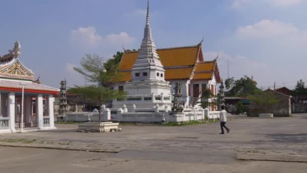 Chrám Wat arun v Bangkoku — Stock video