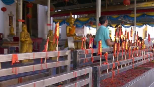 Tempel van Thailand wat arun — Stockvideo