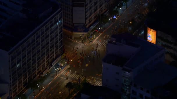 Bangkok Stadtverkehr — Stockvideo