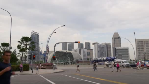 Bangkok vida de la ciudad — Vídeo de stock