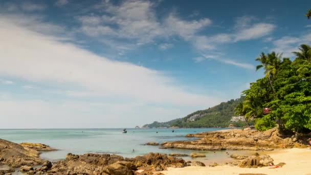Praia tropical da ilha de phuket — Vídeo de Stock