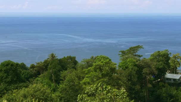 Panorama del océano en la isla de Phuket — Vídeo de stock