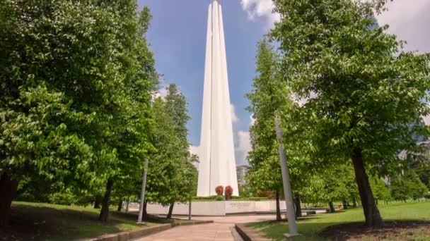 Війна меморіальний парк — стокове відео