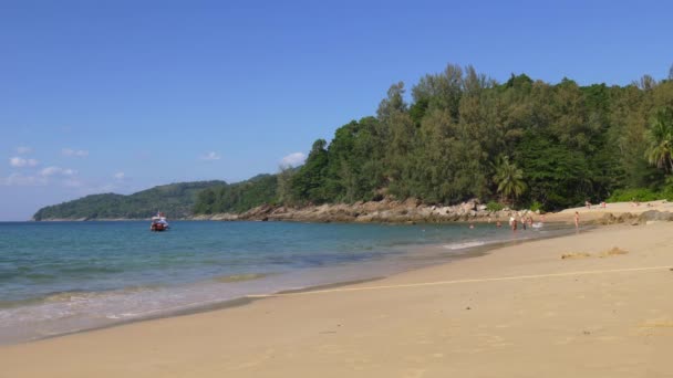 Panorama över kusten i Phuket — Stockvideo