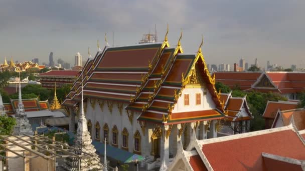 Complexo do templo de Wat Arun — Vídeo de Stock