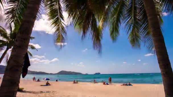 Пляж міста Пхукет острові Патонг — стокове відео