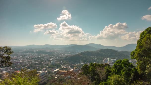 Affenhügel von Phuket-Stadt — Stockvideo