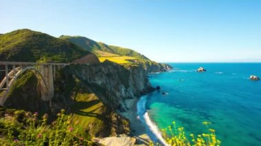 Big Sur yakın Bixby köprü