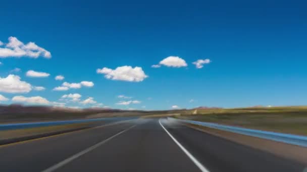 Viagem de carro na estrada califórnia — Vídeo de Stock