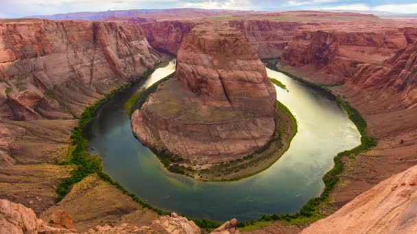 Horseshoe Bend en Utah — Vídeos de Stock