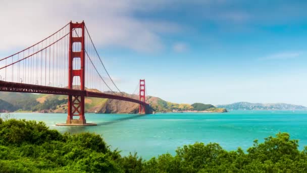 Puente de puerta de oro — Vídeo de stock