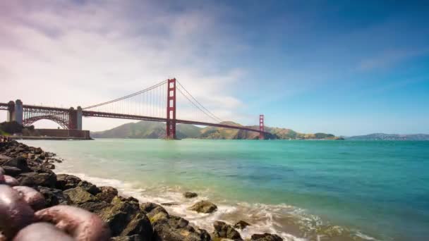 Puente de puerta de oro — Vídeo de stock