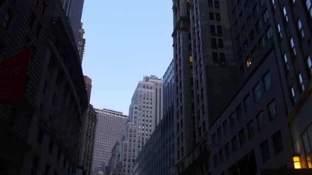 Нью-Йорк міський пейзаж — стокове відео